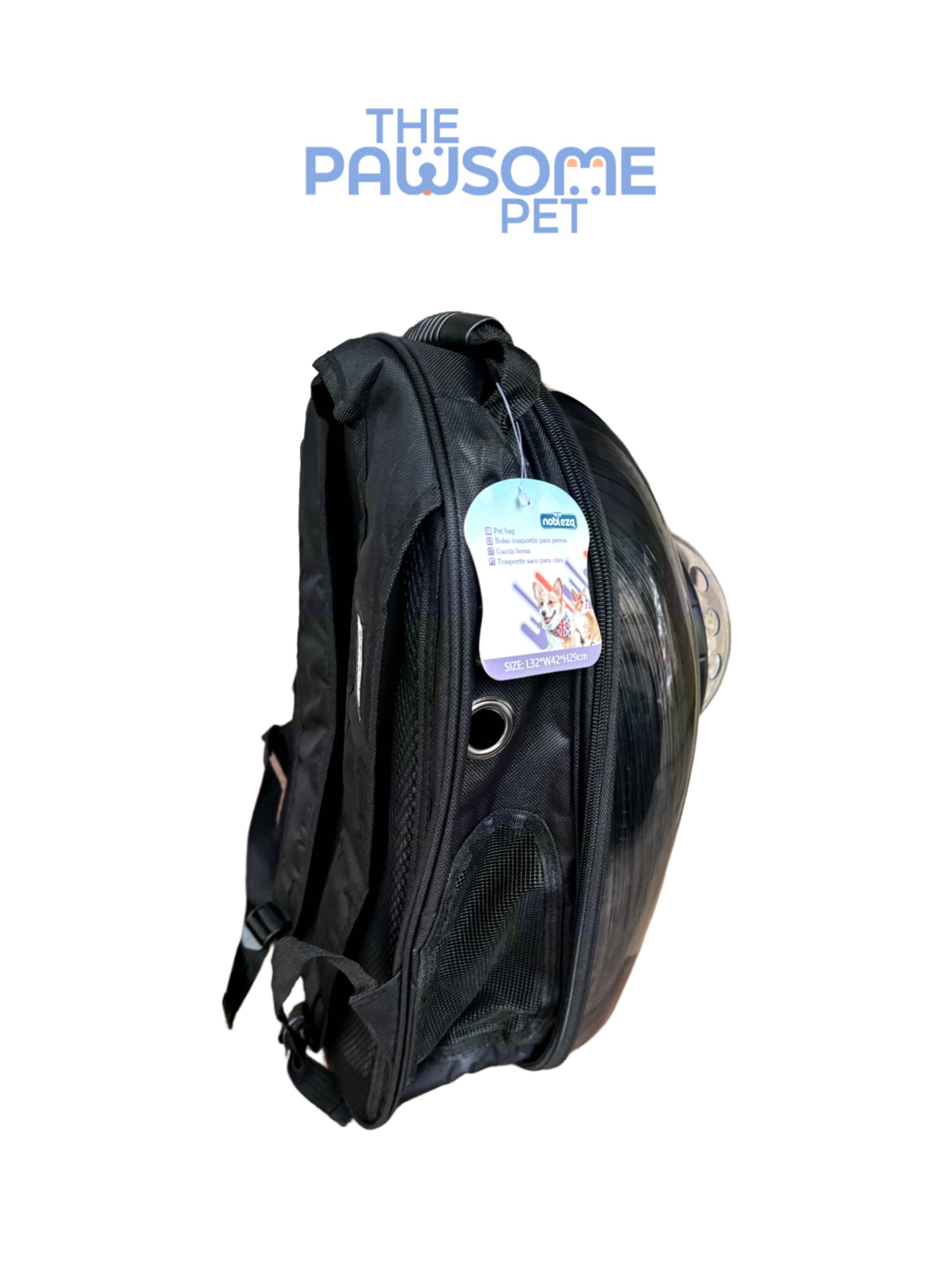 capsule back bag black