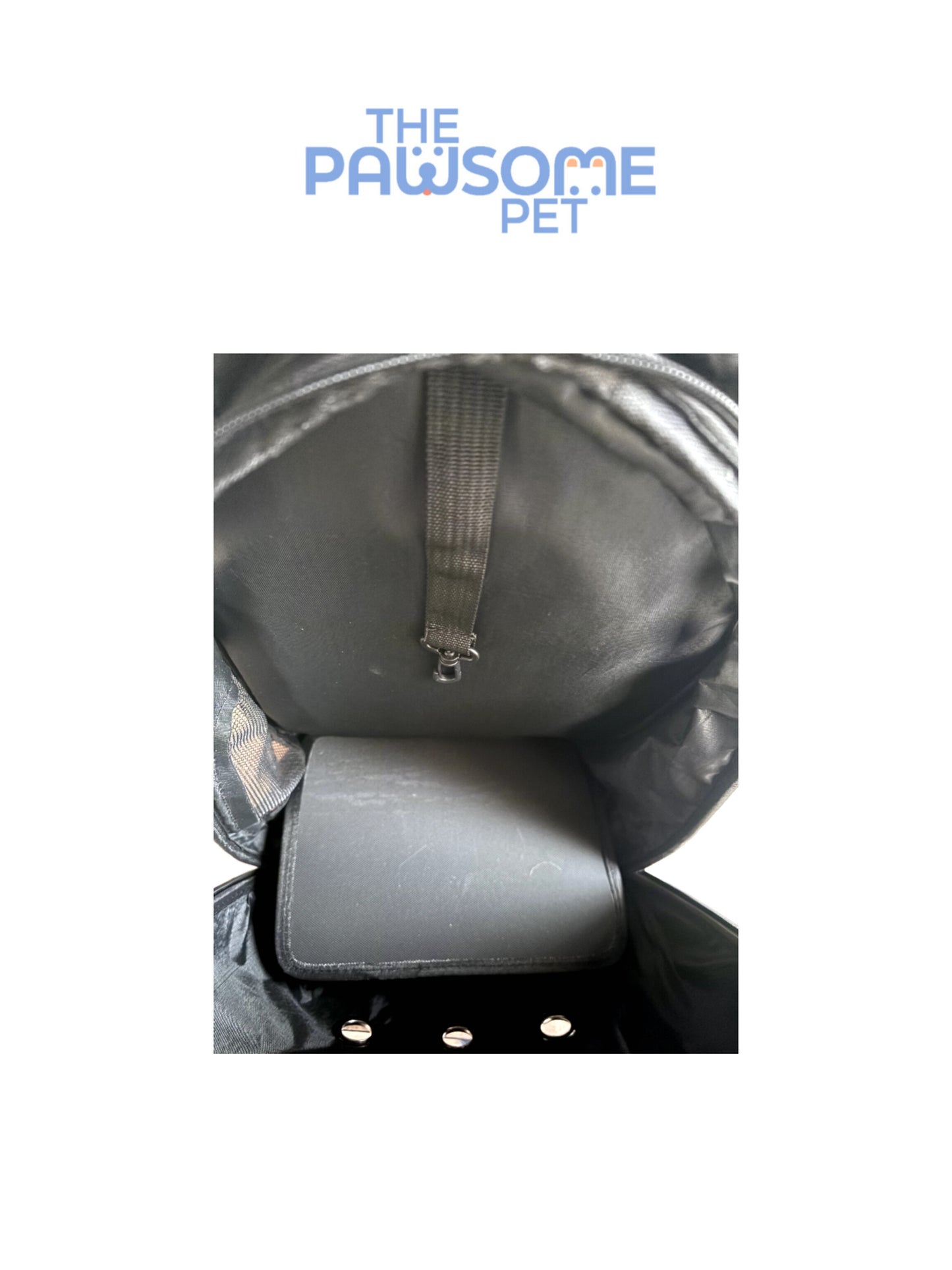 capsule back bag black inside