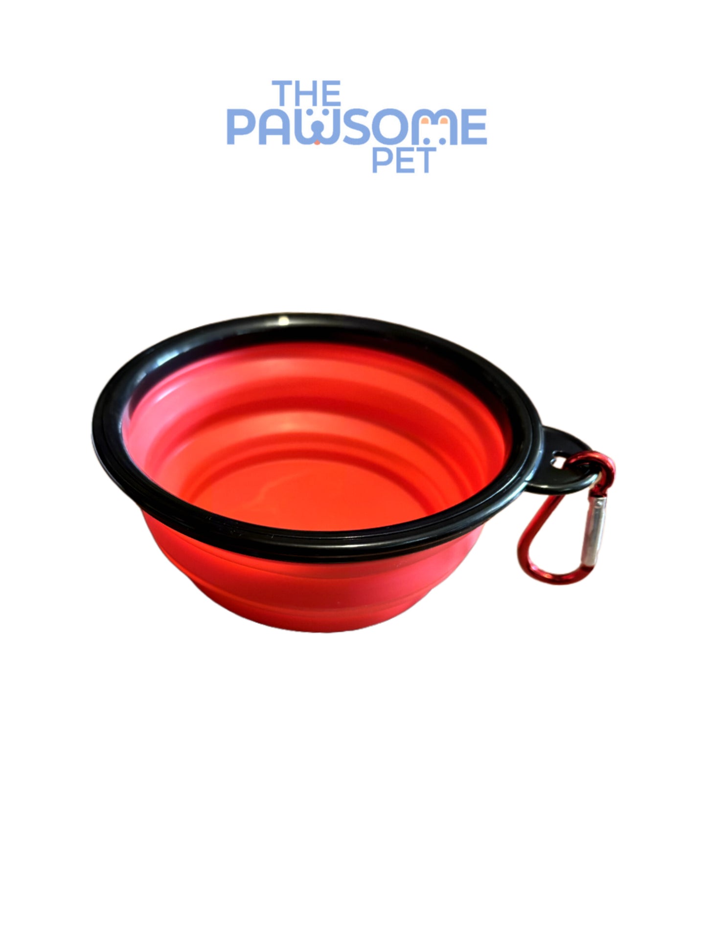 collapsible bowls red