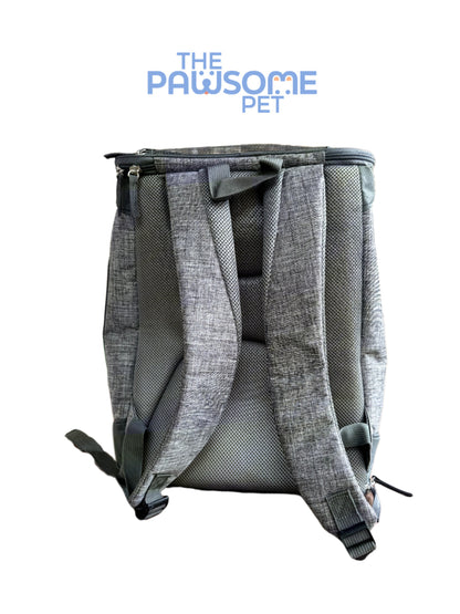 mesh back bag gray back