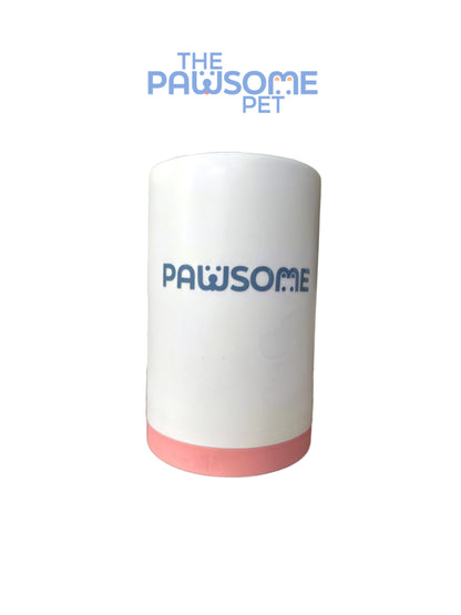 paw cleaner cup medium pink