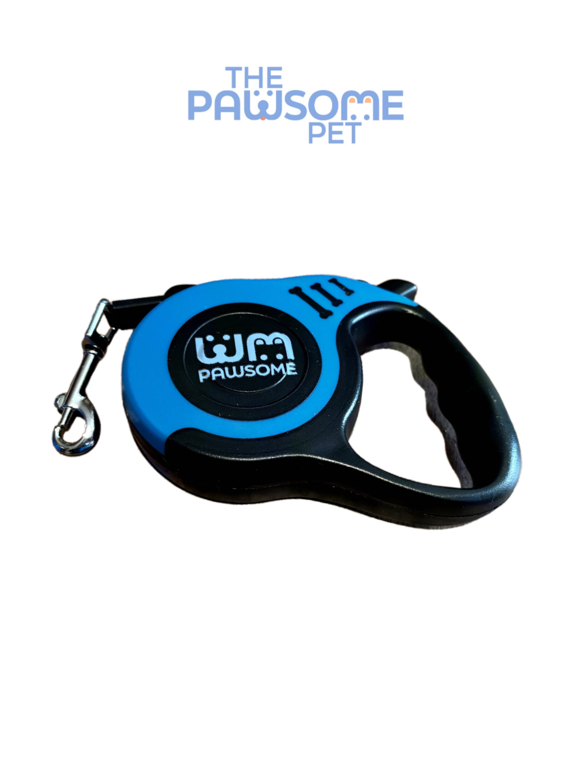 retractable leash blue